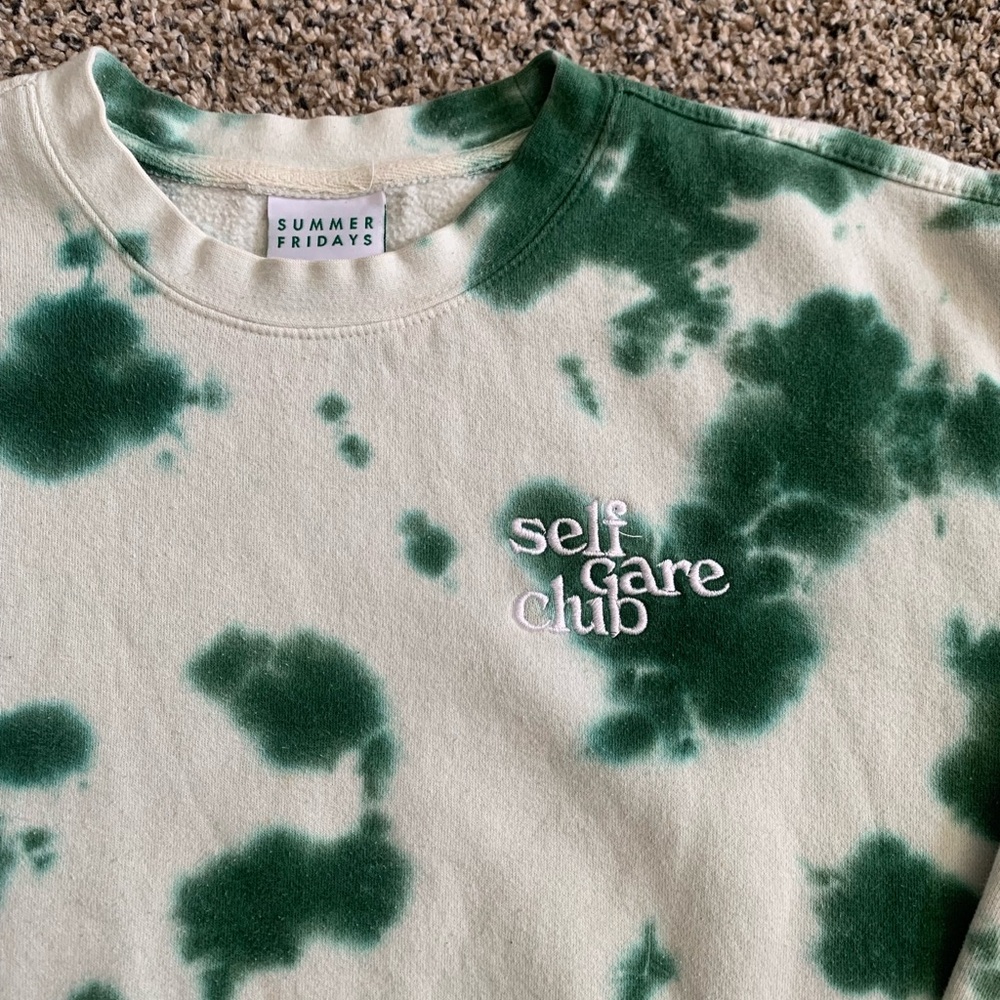 Summer Fridays Self Care Club Sweatshirt - Picture 2 of 6